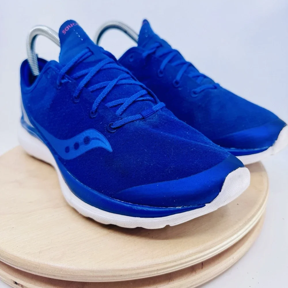 Saucony Swivel Running Shoes Womens 8 Blue Lightweight Athletic Sneakers